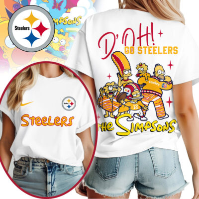 Pittsburgh Steelers | Premium NFL The Simpsons Fan Woman Shirt