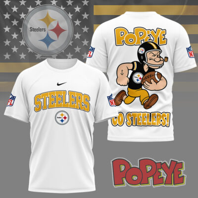 Pittsburgh Steelers | Premium NFL Popeye Fan 3D Shirt