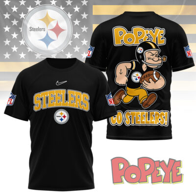Pittsburgh Steelers | Premium NFL Popeye Fan 3D Shirt