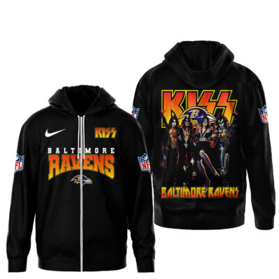 Baltimore Ravens | Premium NFL Kiss Band 3D Shirt