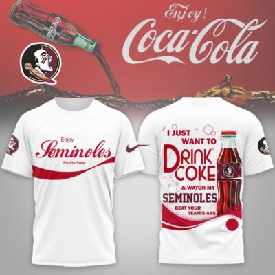 Florida State Seminoles | Premium NCAA Enjoy Coca Cola 3D Shirt