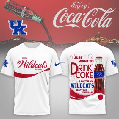 Kentucky Wildcats | Premium NCAA Enjoy Coca Cola 3D Shirt - XL