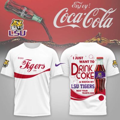 LSU Tigers | Premium NCAA Enjoy Coca Cola 3D Shirt - 3XL