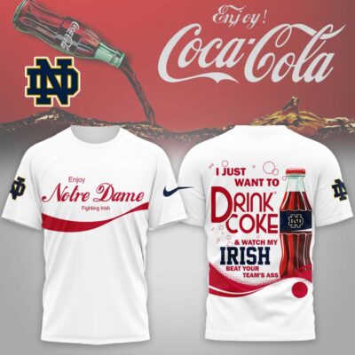 Notre Dame Fighting Irish | Premium NCAA Enjoy Coca Cola 3D Shirt