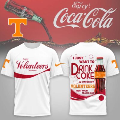 Tennessee Volunteers | Premium NCAA Enjoy Coca Cola 3D Shirt - L