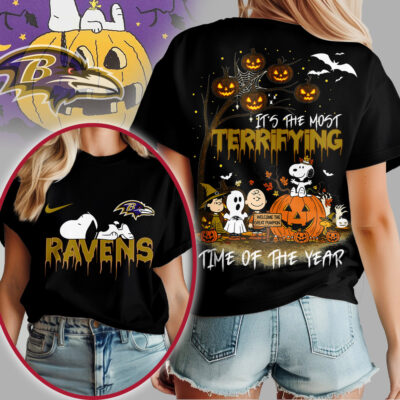 Baltimore Ravens | Premium NFL Terrifying Halloween Shirt