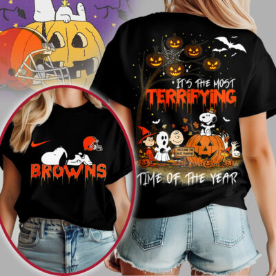 Cleveland Browns | Premium NFL Terrifying Halloween Shirt