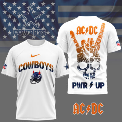 Dallas Cowboys | Premium NFL Ac/Dc Fan 3D Shirt