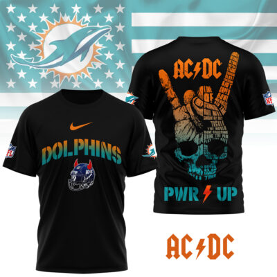 Miami Dolphins | Premium NFL Ac/Dc Fan 3D Shirt