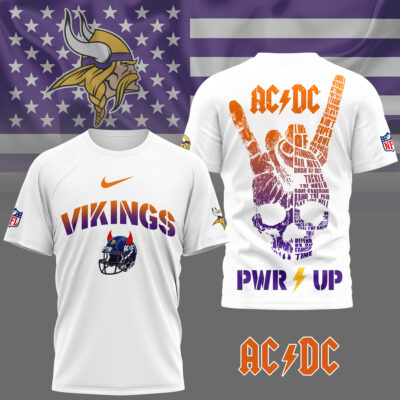 Minnesota Vikings | Premium NFL Ac/Dc Fan 3D Shirt