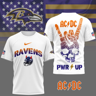 Baltimore Ravens | Premium NFL Ac/Dc Fan 3D Shirt