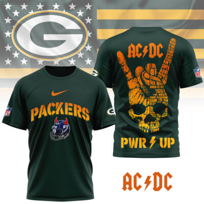 Green Bay Packers | Premium NFL Ac/Dc Fan 3D Shirt