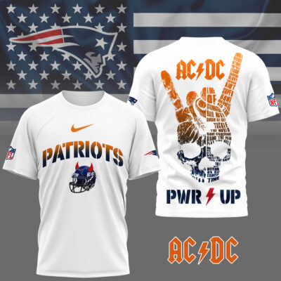New England Patriots | Premium NFL Ac/Dc Fan 3D Shirt