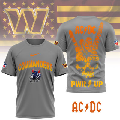 Washington Commanders | Premium NFL Ac/Dc Fan 3D Shirt