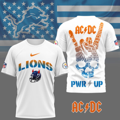 Detroit Lions | Premium NFL Ac/Dc Fan 3D Shirt