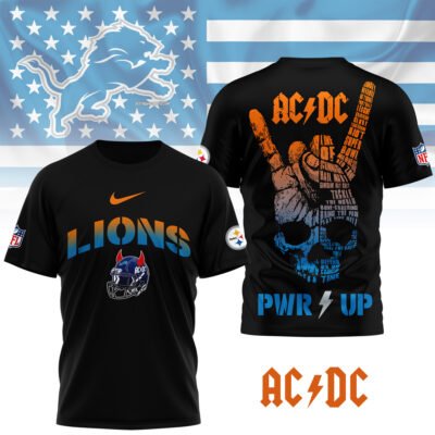Detroit Lions | Premium NFL Ac/Dc Fan 3D Shirt