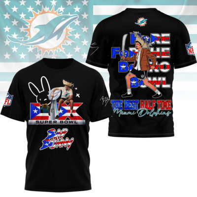 Miami Dolphins | Premium NFL Here for the Benito Bowl 3D Shirt