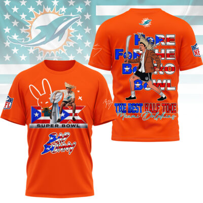Miami Dolphins | Premium NFL Here for the Benito Bowl 3D Shirt