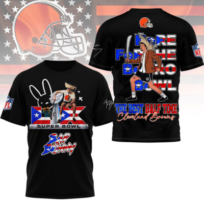 Cleveland Browns | Premium NFL Here for the Benito Bowl 3D Shirt