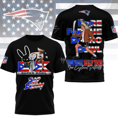 New England Patriots | Premium NFL Here for the Benito Bowl 3D Shirt