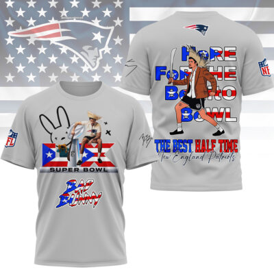 New England Patriots | Premium NFL Here for the Benito Bowl 3D Shirt