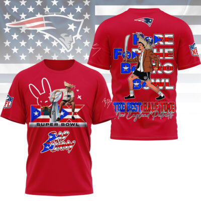 New England Patriots | Premium NFL Here for the Benito Bowl 3D Shirt