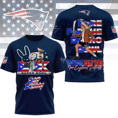 New England Patriots | Premium NFL Here for the Benito Bowl 3D Shirt