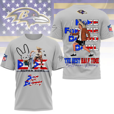 Baltimore Ravens | Premium NFL Here for the Benito Bowl 3D Shirt