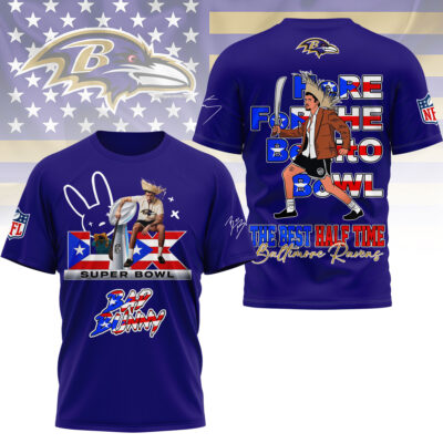 Baltimore Ravens | Premium NFL Here for the Benito Bowl 3D Shirt