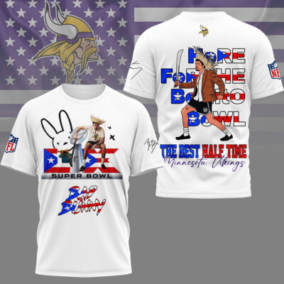 Minnesota Vikings | Premium NFL Here for the Benito Bowl 3D Shirt