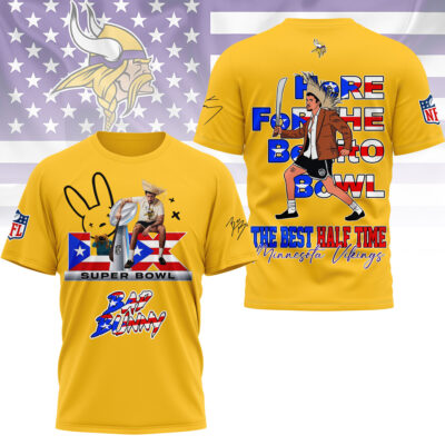 Minnesota Vikings | Premium NFL Here for the Benito Bowl 3D Shirt