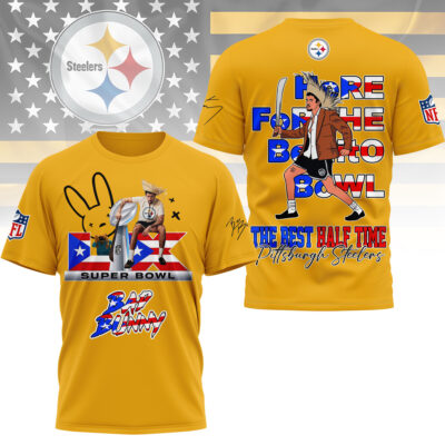 Pittsburgh Steelers | Premium NFL Here for the Benito Bowl 3D Shirt