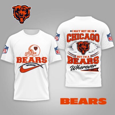 Chicago Bears | Premium NFL Proud Fan Wherever I Am Shirt