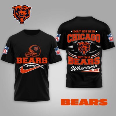 Chicago Bears | Premium NFL Proud Fan Wherever I Am Shirt