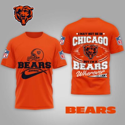 Chicago Bears | Premium NFL Proud Fan Wherever I Am Shirt