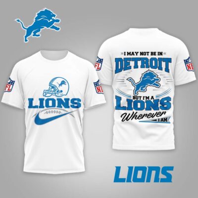 Detroit Lions | Premium NFL Proud Fan Wherever I Am Shirt