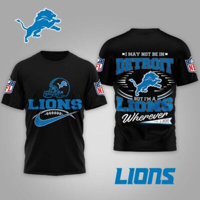 Detroit Lions | Premium NFL Proud Fan Wherever I Am Shirt