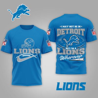 Detroit Lions | Premium NFL Proud Fan Wherever I Am Shirt