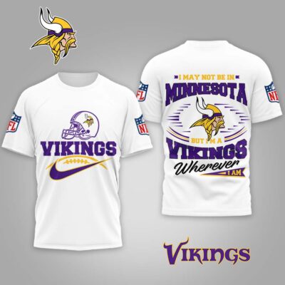 Minnesota Vikings | Premium NFL Proud Fan Wherever I Am Shirt