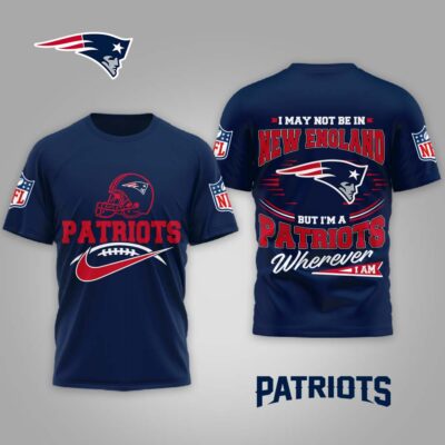 New England Patriots | Premium NFL Proud Fan Wherever I Am Shirt