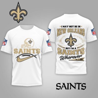 New Orleans Saints | Premium NFL Proud Fan Wherever I Am Shirt