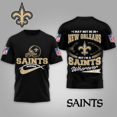 New Orleans Saints | Premium NFL Proud Fan Wherever I Am Shirt