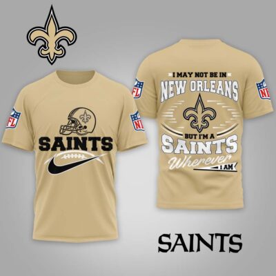 New Orleans Saints | Premium NFL Proud Fan Wherever I Am Shirt