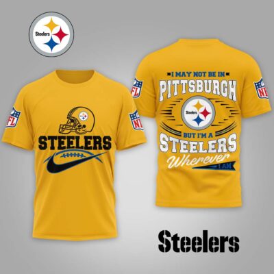 Pittsburgh Steelers | Premium NFL Proud Fan Wherever I Am Shirt