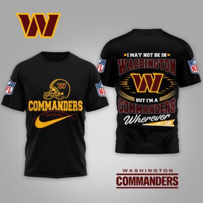 Washington Commanders | Premium NFL Proud Fan Wherever I Am Shirt