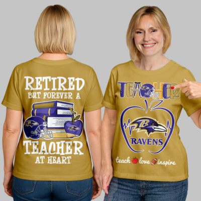 Baltimore Ravens | Premium NFL Retired Teacher Shirt