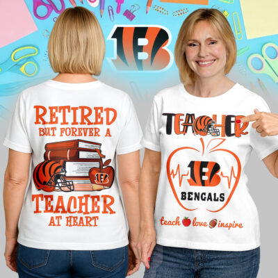 Cincinnati Bengals | Premium NFL Retired Teacher Shirt