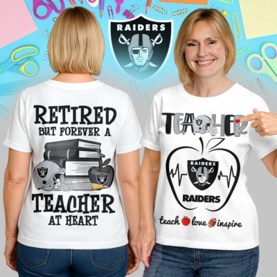 Las Vegas Raiders | Premium NFL Retired Teacher Shirt