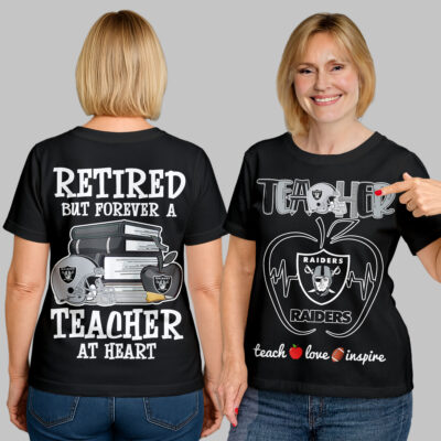 Las Vegas Raiders | Premium NFL Retired Teacher Shirt