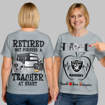 Las Vegas Raiders | Premium NFL Retired Teacher Shirt